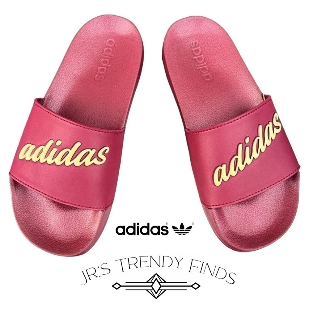 adidas ADILETTE SHOWER SLIDES GZ5928 Red/Sandy Beige Sandal